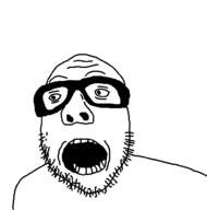 big_head big_mouth big_nose eyebrows glass glasses nuvariant nuvariants open_mouth stubble template variant:gyattjak wrinkle wrinkles // 640x648 // 9.6KB