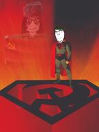 communism red_son superman ussr_flag variant:cobson variant:soytan // 736x981 // 228.1KB