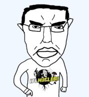 adolf_hitler angry arm chud closed_mouth clothes glasses hair hand i_fucking_love_science soyjak subvariant:chudjak_front variant:chudjak // 1062x1150 // 4.7MB