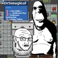 bathroom closed_mouth degenerate drsmugleaf full_body glasses open_mouth scared skibidi_toilet soap space_station_13 ss13 subvariant:hornyson two_soyjaks variant:cobson variant:soyak // 1000x1000 // 91.6KB bathroom closed_mouth degenerate drsmugleaf full_body glasses open_mouth scared skibidi_toilet soap space_station_13 ss13 subvariant:hornyson two_soyjaks variant:cobson variant:soyak // 1000x1000 // 91.6KB