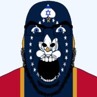 angry beard blue_eyes christianity facial_mark flag flag:israel flag:mississippi flower forehead_mark glasses god hair israel looking_at_you magnolia mississippi open_mouth plant queen_of_spades soyjak spade star_(symbol) star_of_david state stubble subvariant:cobson_front2 subvariant:spadeson text thick_eyebrows united_states variant:cobson // 800x800 // 83.3KB