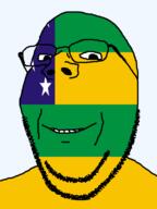 brazil flag flag:sergipe glasses looking_at_you sergipe soyjak star_(symbol) stubble subvariant:wholesome_soyjak teeth transparent_background variant:gapejak // 600x800 // 16.5KB
