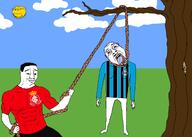 3soyjaks bloodshot_eyes buff football gaucho hanging internacional lynching noose penis porto_alegre rope soccer sports sun tongue tree variant:bernd variant:chudjak // 2100x1500 // 249.0KB