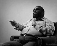 chair eating fat gigachad hamburger meta:not_oc nas:gigachad remote sitting