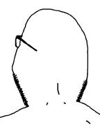 back beard glasses neck stubble subvariant:wholesome_soyjak variant:gapejak // 600x800 // 7.4KB