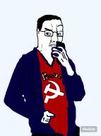 chud communism jacket meta:leaky phone proud variant:chudjak // 688x922 // 233.0KB