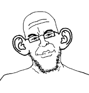 bald big_ears closed_mouth ear eyebrows forehead_lines glasses jeffrey_epstein lips looking_at_you meta:op_took_a_selfie_of_xerself neck nose stubble transparent_background variant:epsteinjak // 616x642 // 12.2KB