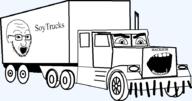 glasses open_mouth semi semi_truck series:vehiclejaks stubble text trailer truck variant:cobson variant:soyak vehicle // 901x475 // 59.1KB