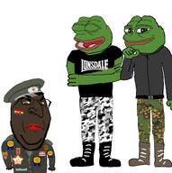amphibian award bomber boot clothes commie_pedo_troon communism frog hammer_and_sickle lonsdale map_(pedophile) nas:pepe pedophile pepe_the_frog silberfisch_(namefag) skinhead smile ss_leto subvariant:wholesome_soyjak urban_camo variant:gapejak // 747x751 // 197.6KB