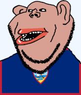 amerimutt black_sclera boat brown_skin clothes ear flag flag:guam guam hair lips mutt open_mouth soyjak stubble subvariant:impish_amerimutt territory transparent_background tree united_states variant:impish_soyak_ears water // 685x800 // 34.6KB