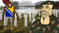 ack bosnian flag:bosnia_and_herzegovina genocide gravestone graveyard hanged hanging massacre military_cap military_jacket military_uniform serbia serbian soyjak srebrenica war wikipedia // 1920x1080 // 578.2KB