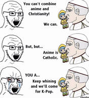 anime bishop catholic chad christianity crying kpop luce variant:soyak wojak // 1284x1410 // 875.1KB