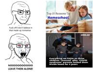 beard child child_abuse covid crying frown hand_on_mouth hand_over_mouth hands_on_face home_school homeschooling mother shocked soyjak_comic text variant:soyak // 777x606 // 444.6KB