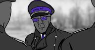adolf_hitler artist:dap_chhuon black_and_white clothes dap_chhuon(user) eyebrows glasses grey_skin irl_background ironic_hat meta:namefags military_cap military_uniform necktie nose shadow smile subvariant:chuzjak suit teeth text tinted_glasses tired traced variant:kuzjak wrinkles // 800x420 // 92.3KB