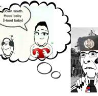 animated animation_meme blue_shirt bnc flag flag:serbia grimstone headphones heart lyrics muscles painted_nails serbia speech_bubble subvariant:hornykuz thinking upside_down_(song) variant:cadojak variant:chaosjak variant:impish_soyak_ears // 1280x1248, 24.6s // 8.9MB