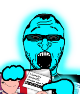 2soyjaks amelia balding blacked blacked_com blue_skin chuddam_kikestein clothes flag:england glasses glowing glownigger hair hat hebrew_text holding_object hull invitation israel jewish_nose jews judaism kike kippah logo menorah mossad necktie open_mouth pointing stubble subvariant:gapejak_female suit suit_and_tie tinted_glasses transparent_background trend:glowie variant:gapejak variant:shabbos_soy // 545x643 // 107.4KB