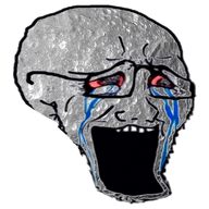 astronomy bloodshot_eyes crying distorted glasses mimas moon open_mouth saturn solar_system soyjak space stubble variant:soyak // 580x580 // 365.5KB