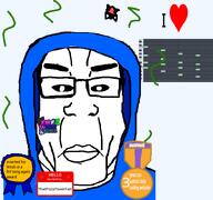 autism award dave_and_bambi fl_studio fnf_pedo hello_my_name_is_(sticker) hoodie i_love scratch scratch_(program) stink_lines subvariant:chudplier variant:markiplier_soyjak // 757x708 // 99.7KB