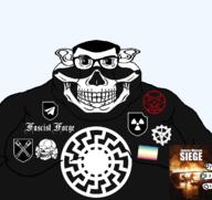 arm atomwaffen_division dirlewanger dirlewanger_brigade ear fascist_forge fat flag:minor_attracted_person gear glasses hair hand mask mutt nazism order_of_nine_angles pedophile satanism shield siege siege_mask skull skull_and_bones skull_mask sonnenrad subvariant:branigger telegram terrorgram totenkopf trollface variant:brandon variant:meximutt // 1675x1583 // 455.8KB