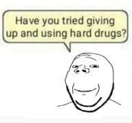 closed_mouth drugs smile soyjak speech_bubble subvariant:wholesome_soyjak text variant:gapejak // 659x613 // 184.1KB