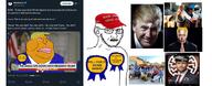 amerimutt award blond blue_eyes clothes donald_trump elon_musk fell_for_it_again_award fox fox_news glasses h1b h1b_visa hat hyperborea india indian jd_vance maga maga_hat mcdonalds mutt nazism open_mouth orange_skin pajeet sonnenrad soyjak swastika text trend:aryan twitter variant:meximutt x xitter // 2356x960 // 1.9MB