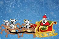 angry beard blue_sky eat_the_bugs ias reindeer santa santa_claus sky sleigh snow soyjak // 927x625 // 664.1KB
