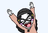 avengers beanie blue_eyes blushing brown_shirt cute cute_girl girl glasses nentendo_switch soy soylent soylent_(cacao) variant:soytan white_skin woman // 306x210 // 3.4KB