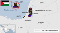 bbc_news cat_ear clothes flag:palestine hat hebrew_text jimbo_(namefag) map meta:namefags multiple_soyjaks nigger niko_(oneshot) oneshot oneshot_pedo_nigger open_mouth palestine red_arrow red_circle trend:slopjak variant:alicia yellow_eyes yellow_teeth // 1200x675 // 377.9KB