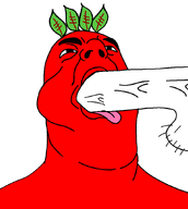 broot brootal leaf no_glasses no_stubble red_skin sucking_cock transparent_background variant:hydejak // 778x870 // 17.2KB