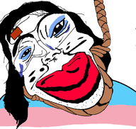 closed_mouth crying discord distorted flag:transgender_pride_flag hair hanging looking_at_you noose red_lips rent_free rope series:fusionjaks subvariant:jartycuck suicide tranny transparent_background trend:jartycuck troon variant:alicia variant:chudjak // 1050x996 // 139.5KB