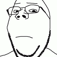 animated closed_mouth concerned frown glasses paint paint_roller smile smirk soyjak stubble subvariant:wholesome_soyjak transformation variant:cobson variant:gapejak // 373x498 // 608.7KB