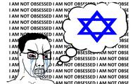 bloodshot_eyes clenched_teeth closed_mouth crying glasses hair judaism obsession soyjak star_of_david thought_bubble variant:chudjak // 1722x1080 // 522.7KB