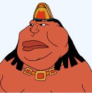 chief_tannabok closed_mouth clothes fat gynaecomastia hair hat jewelry latino long_hair meximutt obese the_road_to_el_dorado transparent_background variant:meximutt // 888x903 // 44.2KB