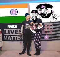 3soyjaks angry arm baby bbc beanie beard biting_lip bloodshot_eyes closed_mouth clothes crying cuck ear earring ethan_klein flag glasses h3h3_productions hand hat india indian irl_background kris_kane merge nose_piercing open_mouth painted_nails pregnant someordinarygamers soyjak spade stretched_chin subvariant:hornyson subvariant:slutson tattoo text variant:cobson variant:mutaharjak variant:soyak youtube youtuber // 1078x1021 // 950.3KB