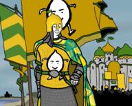 army building cape church closed_mouth clothes crowd drawing drawn_background drawn_backgrouns food fruit helmet lemon smile smug soyjak tony_lemony variant:chudjak // 640x513 // 257.2KB