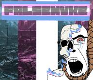 ack ack! crying false falsenvke rope trans trans_rights transgender_flag variant:cobson ywnbaw // 1200x1040 // 814.3KB