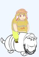 animal anime armadillo closed_mouth glasses gyate_gyate ringo series:animaljaks series:gyatejaks smile soyjak stubble touhou variant:gapejak video_game // 1033x1500 // 299.4KB