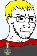 blond glasses medal nate soyjak_party stubble subvariant:soyak_(irritated) variant:soyak // 643x957 // 27.9KB