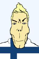 a10_eyes aryan blue_eyes finland finn flag:finland front_facing hair subvariant:asiamutt subvariant:asiaryan variant:markiplier_soyjak white_skin yellow_hair // 591x877 // 15.3KB