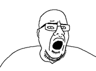 bald beard clothes confused ear eyebrow eyes face gape glasses lips nose open_mouth variant:unknown // 363x269 // 4.7KB