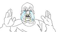 angry crying ear fat hand hands_up heelvsbabyface mucus open_mouth stubble teeth template variant:heelvsjak // 1193x677 // 25.4KB