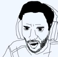 awesome_face beard black_eyes geometry_dash headphones low_quality pedophile pog transparent transparent_background youtube // 502x492 // 68.1KB