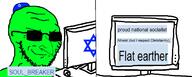 clothes comic computer glasses glowing hat jewish_nose jews judaism kike kippah large_nose screen screenshot smile smug soul_breaker_(user) soyjak star_of_david stubble text trend:glowie variant:soyak // 1600x639 // 40.5KB