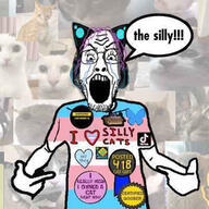 animal autism bluesky geometry_dash merge meta:low_resolution silly_cat tiktok variant:bernd variant:markiplier_soyjak variant:shirtjak // 400x400 // 121.8KB