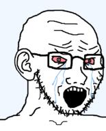 bald bloodshot_eyes crying ear glasses open_mouth stubble subvariant:crying_soyak_ears2 template transparent_background variant:soyak // 644x800 // 16.8KB