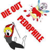 flapping gore map_(pedophile) meta:tagme nate pedophile soyjak_party subvariant:pettygod subvariant:shoyta variant:bernd variant:gapejak // 1001x1001 // 145.0KB