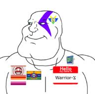 brimmiest_comments_section☣️☣️☣️_do_not_enter☣️☣️☣️ flag:lesbian_pride_flag hello_my_name_is_(sticker) series:keep_raging_on_them warrior-z_(user) // 886x872 // 110.9KB