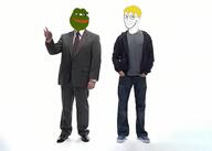 advertisement amphibian apple beard business frog glasses green_skin low_resolution mac mac_vs_pc nas:pepe nate nate_higgers nostalgia pc pepe_the_frog smug stubble variant:soyak white_background windows // 640x457 // 120.4KB