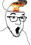 explosion glasses head_box soyjak stubble variant:trukejak // 502x720 // 96.6KB