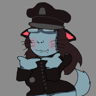 animal brapped_comment_section☣️☣️☣️_do_not_enter☣️☣️☣️ brimmiest_comments_section☣️☣️☣️_do_not_enter☣️☣️☣️ cat clothes furry hat kitten meta:namefags meta:requested_by_korg papers_please soyton_(user) subvariant:female_massmeowjak subvariant:massjak subvariant:massmeowjak variant:gapejak video_game